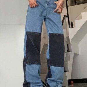 Jean Patchwork Multicolor