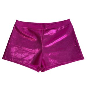Short Metálico Fucsia